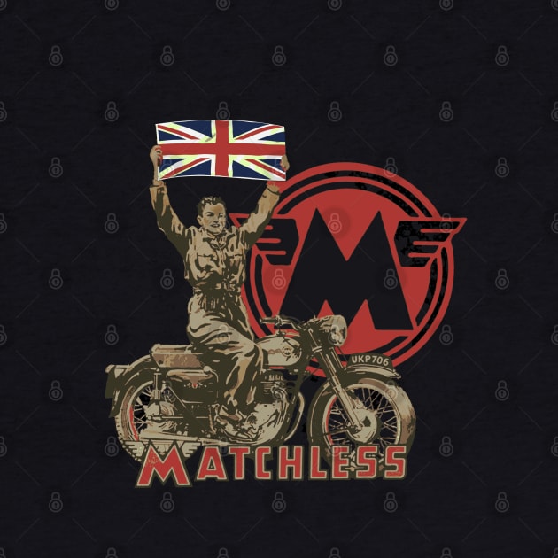 Matchless Motorcycles England by Midcenturydave